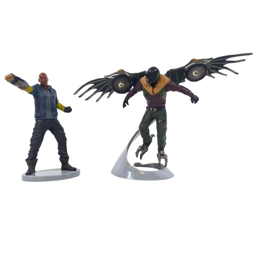 Marvel Spider-Man Homecoming Vulture & Shocker Collectible Figures Lot Set